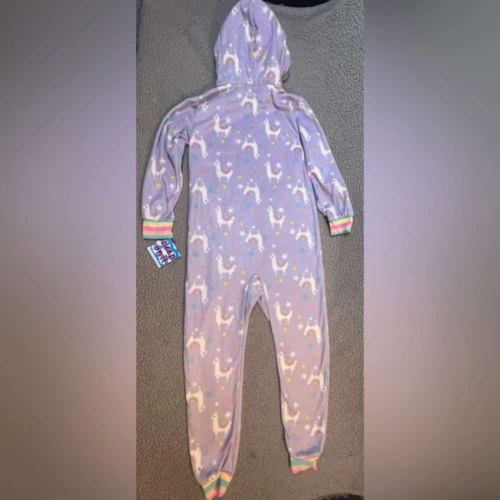 Sleep On It‎ Girls Plush Unicorn Sleeper Size Large Purple New